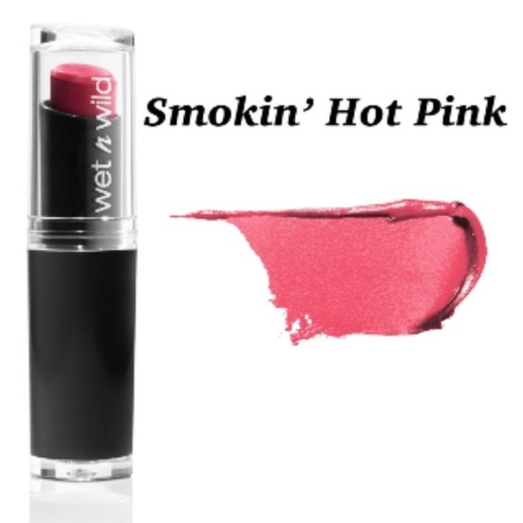 Wet n Wild - Megalast - Lip Color - Matte Lipstick - 905C Smokin' Hot Pink - Picture 1 of 8